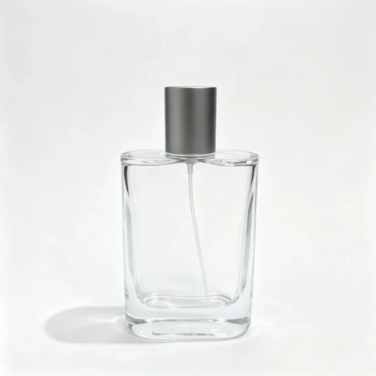 100ml Customized Perfume Bottles with Rectangular Crimp Spray