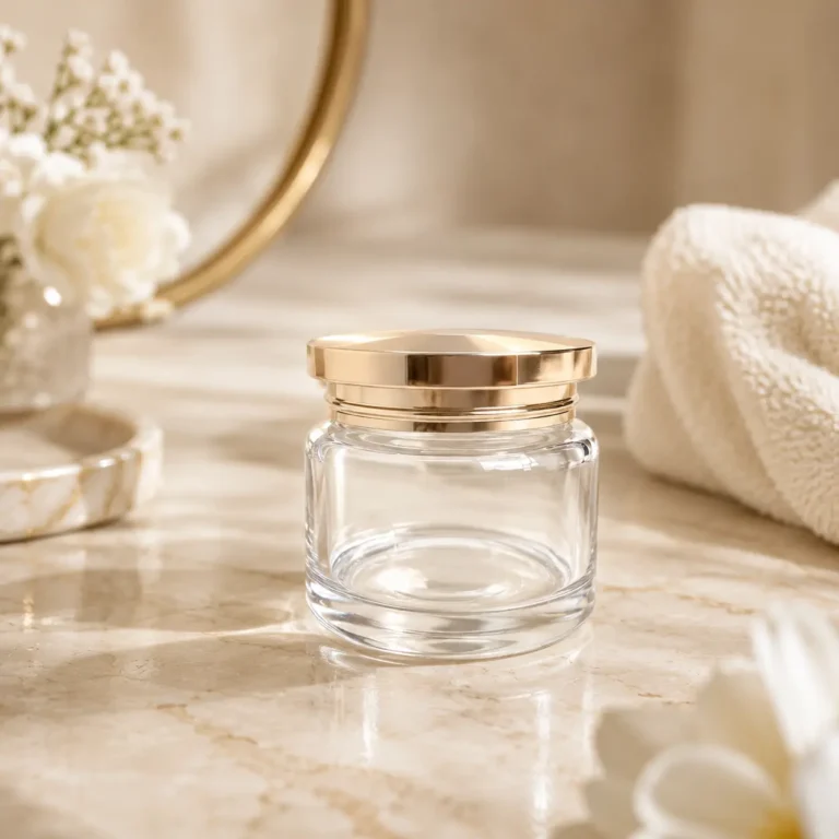 100g Glass Face Cream Jar for Custom Cosmetic Packaging