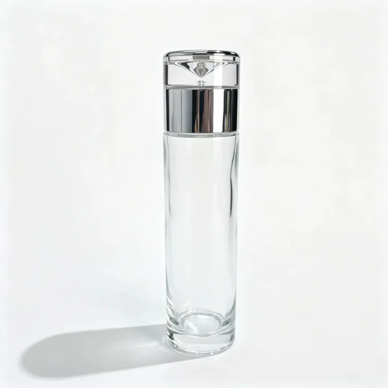 100ml Glass Lotion Pump Bottle with Custom Printing Options