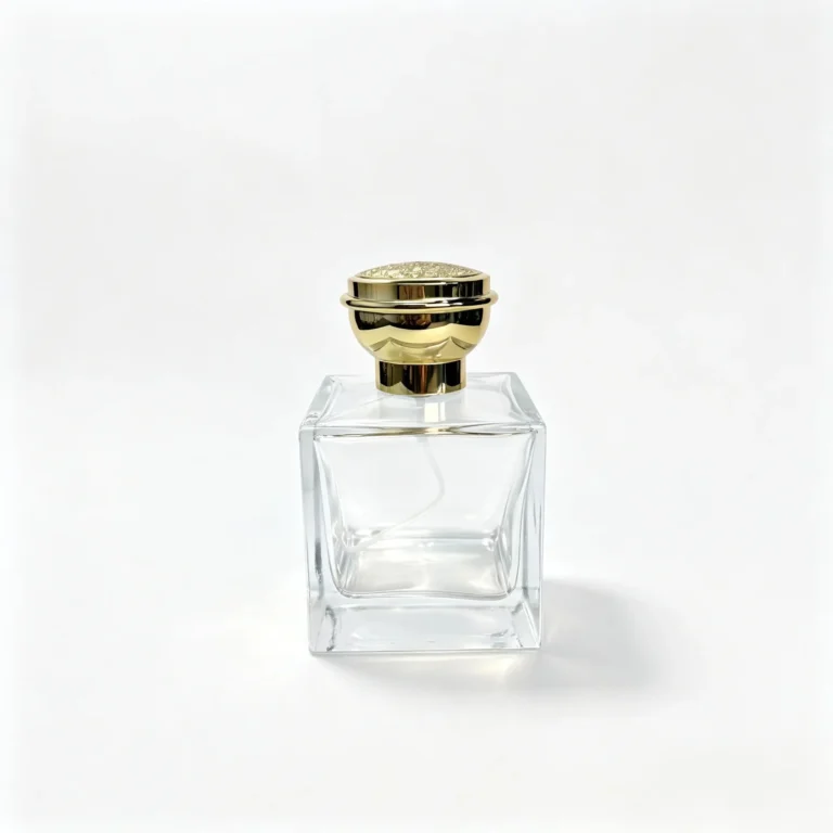 100ml Custom Perfume Bottles Wholesale with Square Heavy Base
