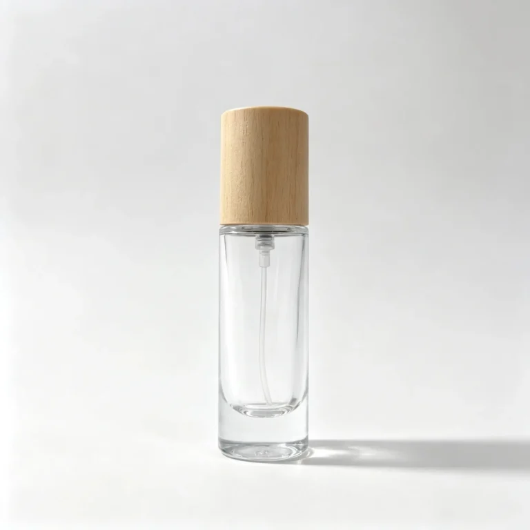 10ml Perfume Circle Bottle Wholesale with Cylindrical Glass and Crimp Spray