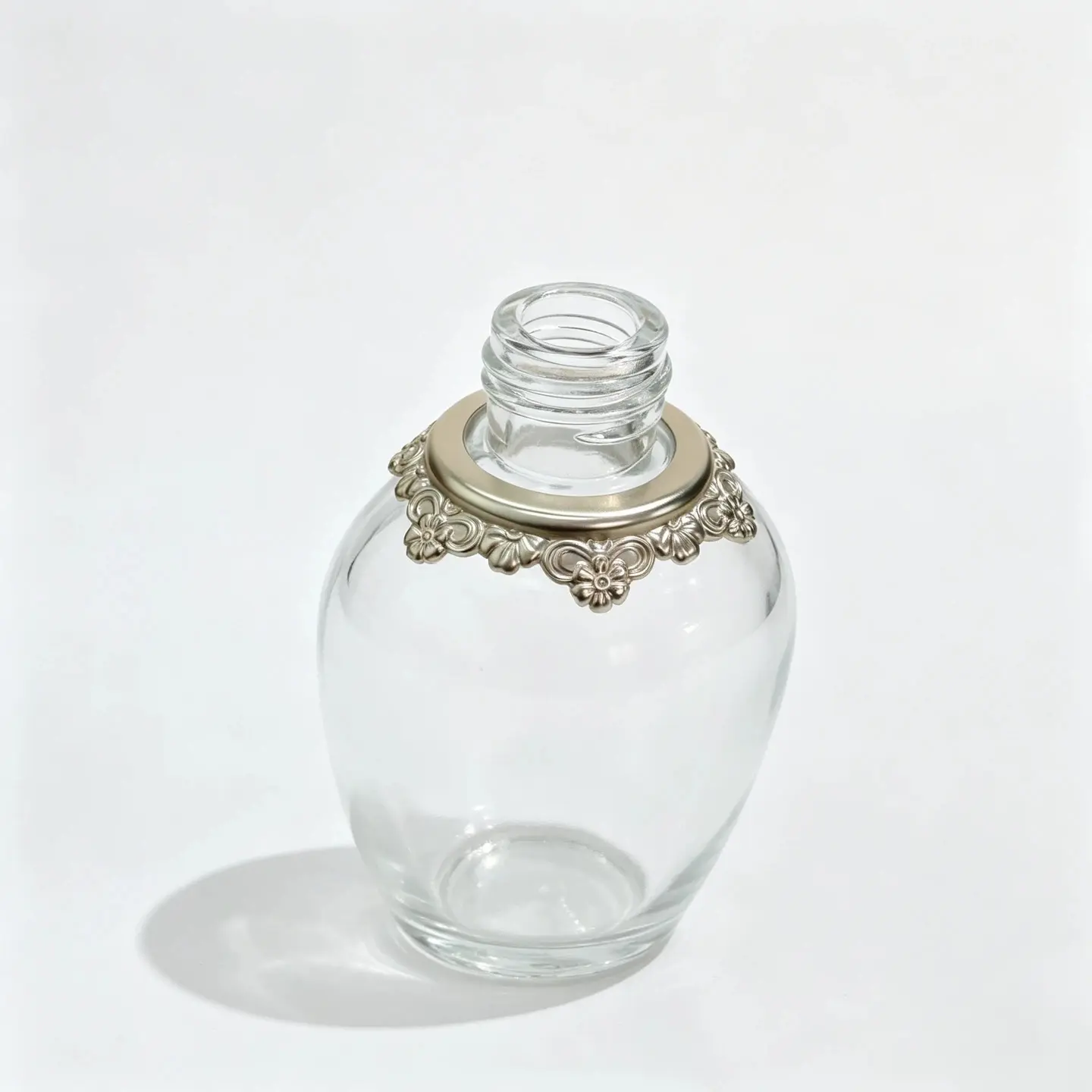 120ml Empty Lotion Pump Bottle Neck Opening Detail Close view of the 120ml empty lotion pump bottle neck opening for closure and pump compatibility confirmation