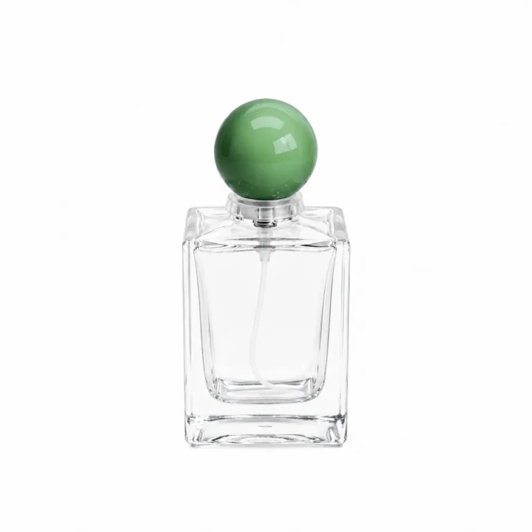 30ml Perfume in a Bottle Wholesale with Double Layer Glass and Green Ball Cap