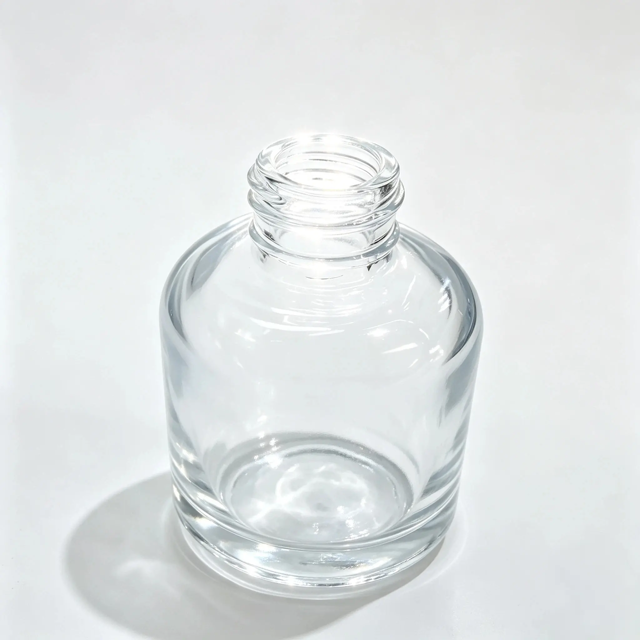 50ml Lotion Pump Bottle Neck Opening Close view of the 50ml lotion pump bottle neck opening for component matching reference with neck specification pending confirmation