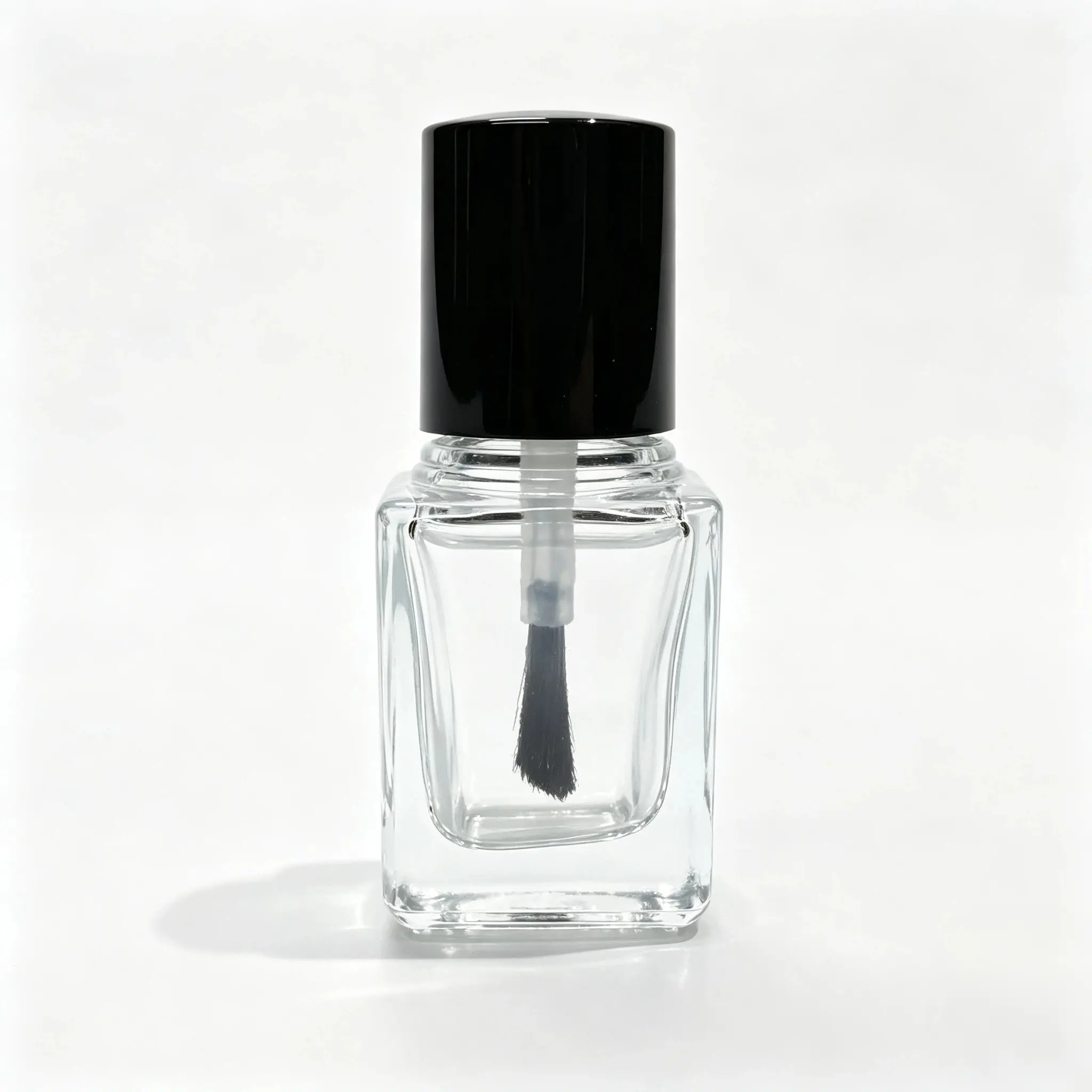 5ml Mini Glass Nail Polish Bottle Front View Front view of the 5ml mini glass nail polish bottle showing its compact bottle and fitted cap