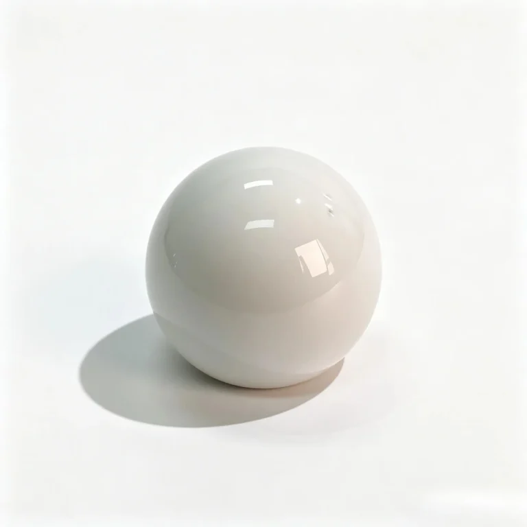White round ABS perfume cap shown from the front with a smooth exterior profile for fragrance packaging