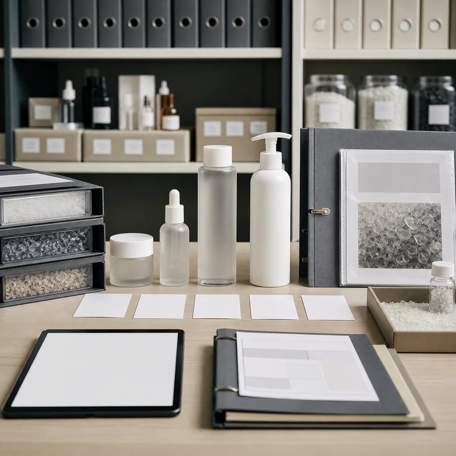 File di dati ambientali del packaging collegato al pacchetto multicomponente esatto