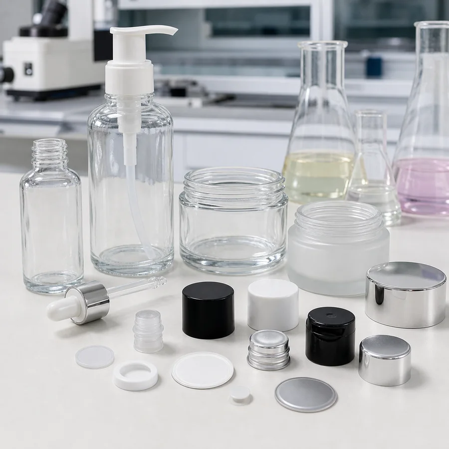 Inspection des systèmes de flacons, pots et fermetures cosmétiques aux États-Unis