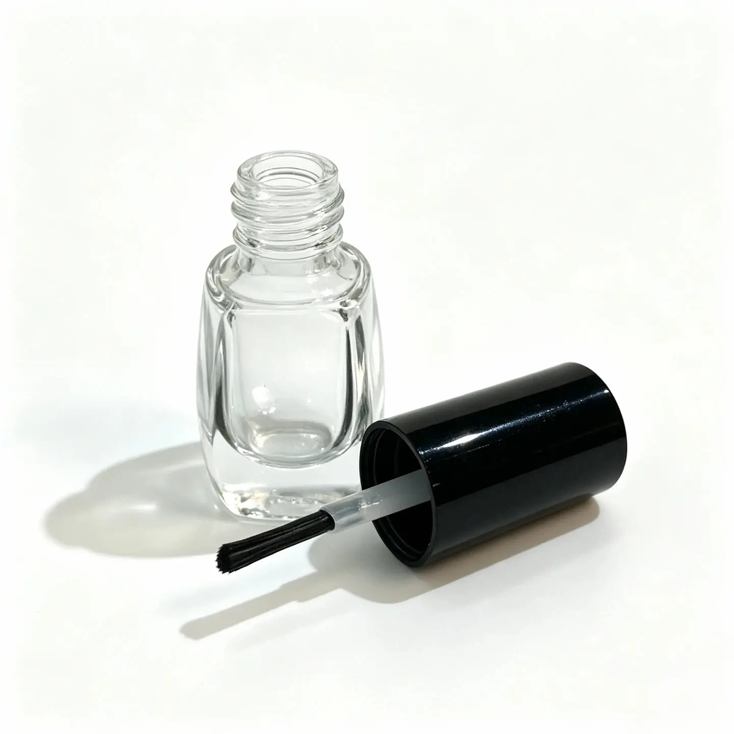 10ml Glass Nail Polish Bottle with Cap and Brush 10ml glass nail polish bottle with matching cap and nail polish brush