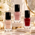 custom printing and color options for 10ml rectangular glass nail polish bottles