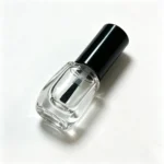top view of 10ml rounded rectangular glass nail polish bottle