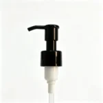 lotion pump nero 24/410 completo con attuatore, corpo pompa e struttura di chiusura visibili