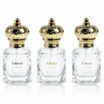 Custom logo printing reference for the 30ml Crown Diamond perfume bottle, illustrating branding options for personalized fragrance packaging.