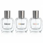 Custom logo printing reference for the 30ml rounded rectangular perfume bottle, showing proposed branding designs on the front-facing bottle body.