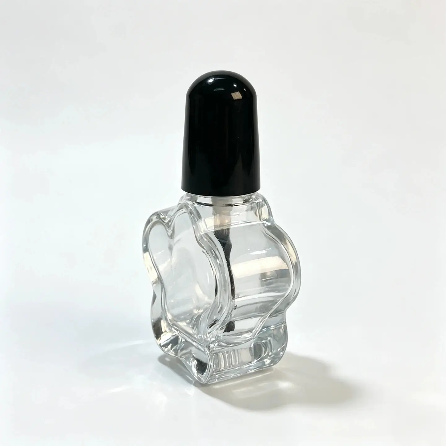 5ml Chai sơn móng tay thủy tinh hình hoa – Góc nhìn bên hình chiếu bên của 5ml chai sơn móng tay thủy tinh hình hoa