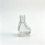 5ml glass nail polish bottle shown without the cap to highlight the confirmed screw-neck opening for brush and cap matching