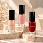 5ml Rundes Glas-Nagellackfläschchen mit Pinsel