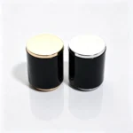 Smooth straight-sided ABS perfume cap shown from the rear with its cylindrical profile and clean exterior surface visible