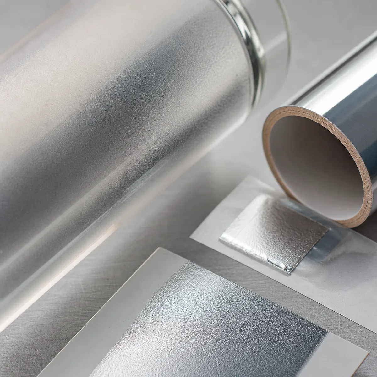 Campione di vetro rivestito a spruzzo con foglio metallico e provino di rivestimento disposti per la valutazione dell'interfaccia